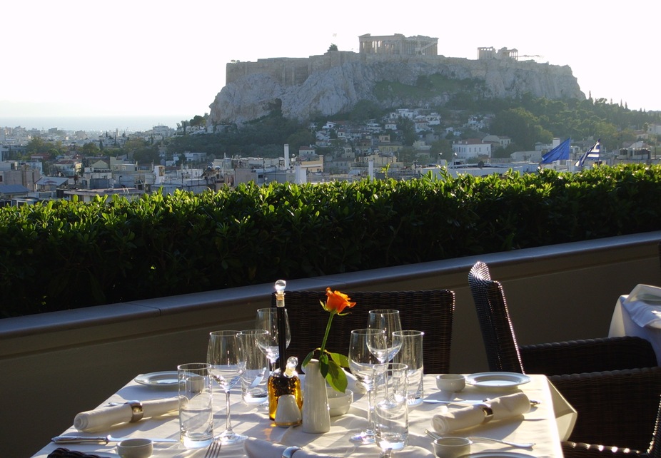 Вид на Акрополь