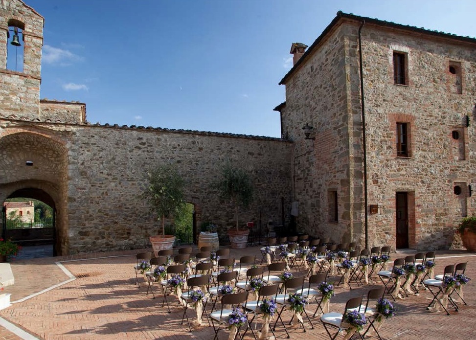 Свадьба в Castel Monastero Свадьба в Castel Monastero