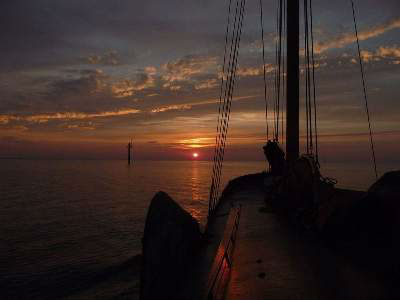 Закат в Голландии Закат в Голландии